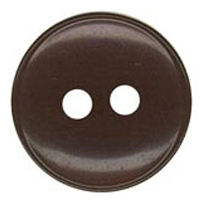 Sullivans 8mm Two Hole Cup Doll Plastic Buttons - Black