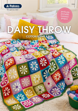 Patons Daisy Throw Pattern Book