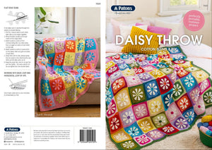 Patons Daisy Throw Pattern Book
