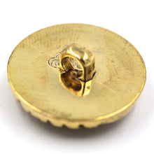 Load image into Gallery viewer, Sullivans 21mm Round Plastic Shank Button With Knot Patterns - Gold