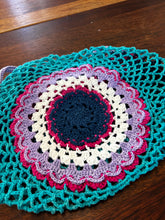 Load image into Gallery viewer, Crocheted Lalalil Market/Shopping/Beach Bag - Hand Dyed 100% Cotton