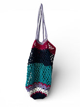 Load image into Gallery viewer, Crocheted Lalalil Market/Shopping/Beach Bag - Hand Dyed 100% Cotton