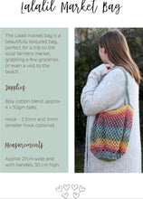 Load image into Gallery viewer, Lalalil Market Bag Crochet Class - Week Starting 12 January 2026