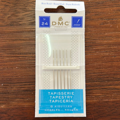 DMC 6 pack Tapestry Needles - No 24