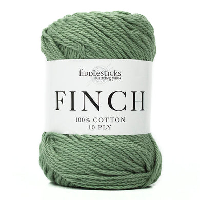 Fiddlesticks Finch Cotton - 10ply - 6210 Sage Green