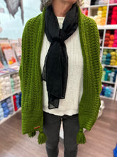 Load image into Gallery viewer, Khaki Friendship Pocket Wrap/Shawl - 100% Acrylic