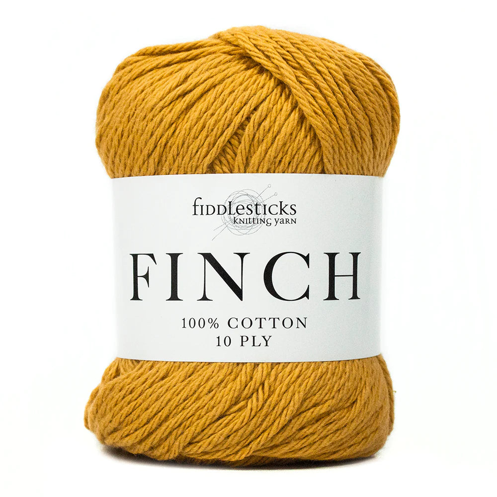Fiddlesticks Finch Cotton - 10ply - 6218 Mustard
