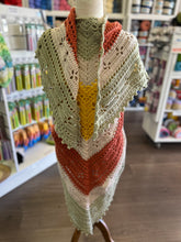 Load image into Gallery viewer, Oversized Crochet Vintage Vibes Shawl - Boho - 100% Acrylic