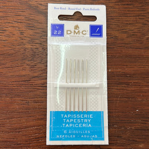 DMC 6 pack Tapestry Needles - No 22