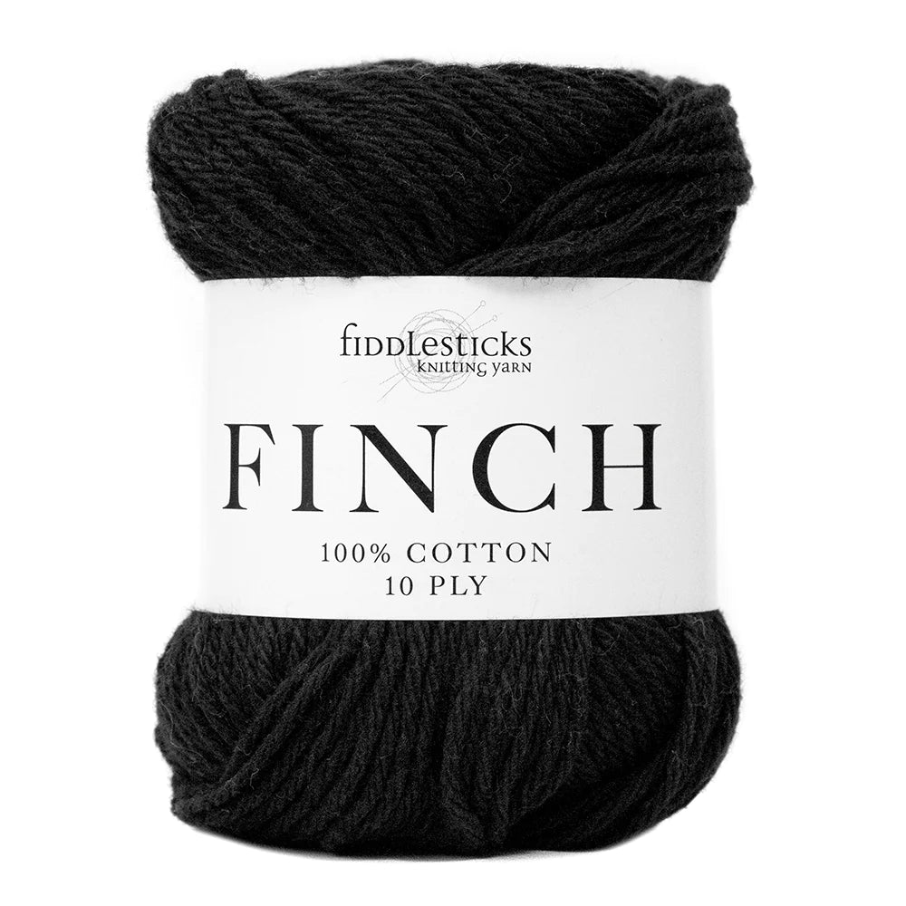 Fiddlesticks Finch Cotton - 10ply - 6206 Black
