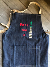 Load image into Gallery viewer, Pixie Winks Pass Me a Cold Beer BBQ Apron