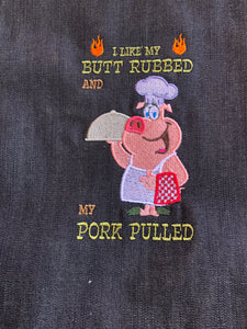 Pixie Winks Pulled Pork BBQ Apron