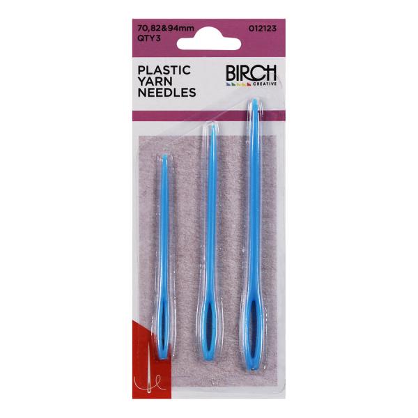 Birch Plastic Yarn Needles - 3 pack