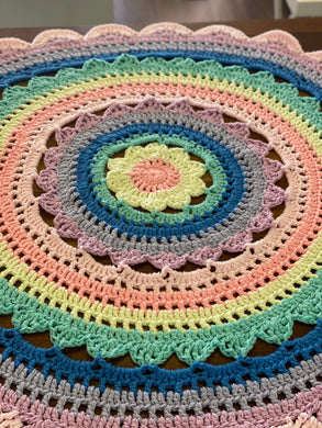 Circular Crochet Floor Rug/Mat