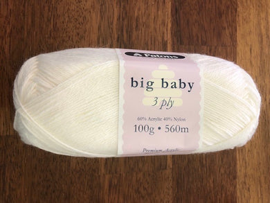 Patons Big Baby 3ply - Cream  2656