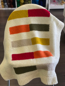 Crocheted Mesh Stitch Baby Blanket