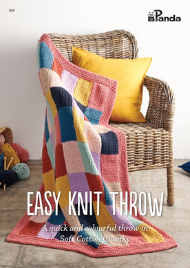 Easy Knit Throw Pattern Book