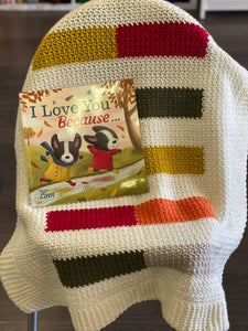 Crocheted Mesh Stitch Baby Blanket
