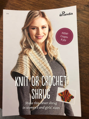 Knit or Crochet Shrug Pattern Book