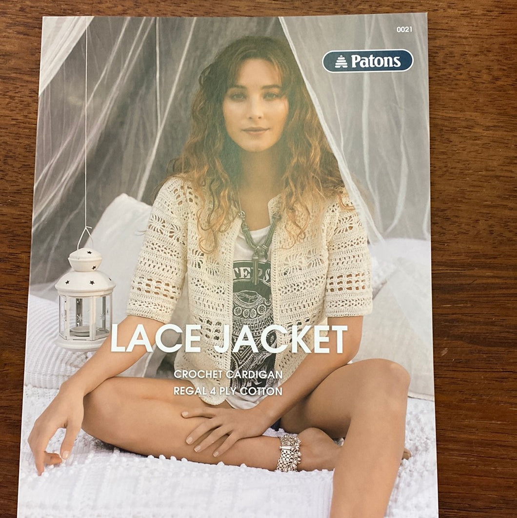 Patons Lace Jacket Pattern Book