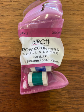 Birch Knitting Row Counters Small & Large