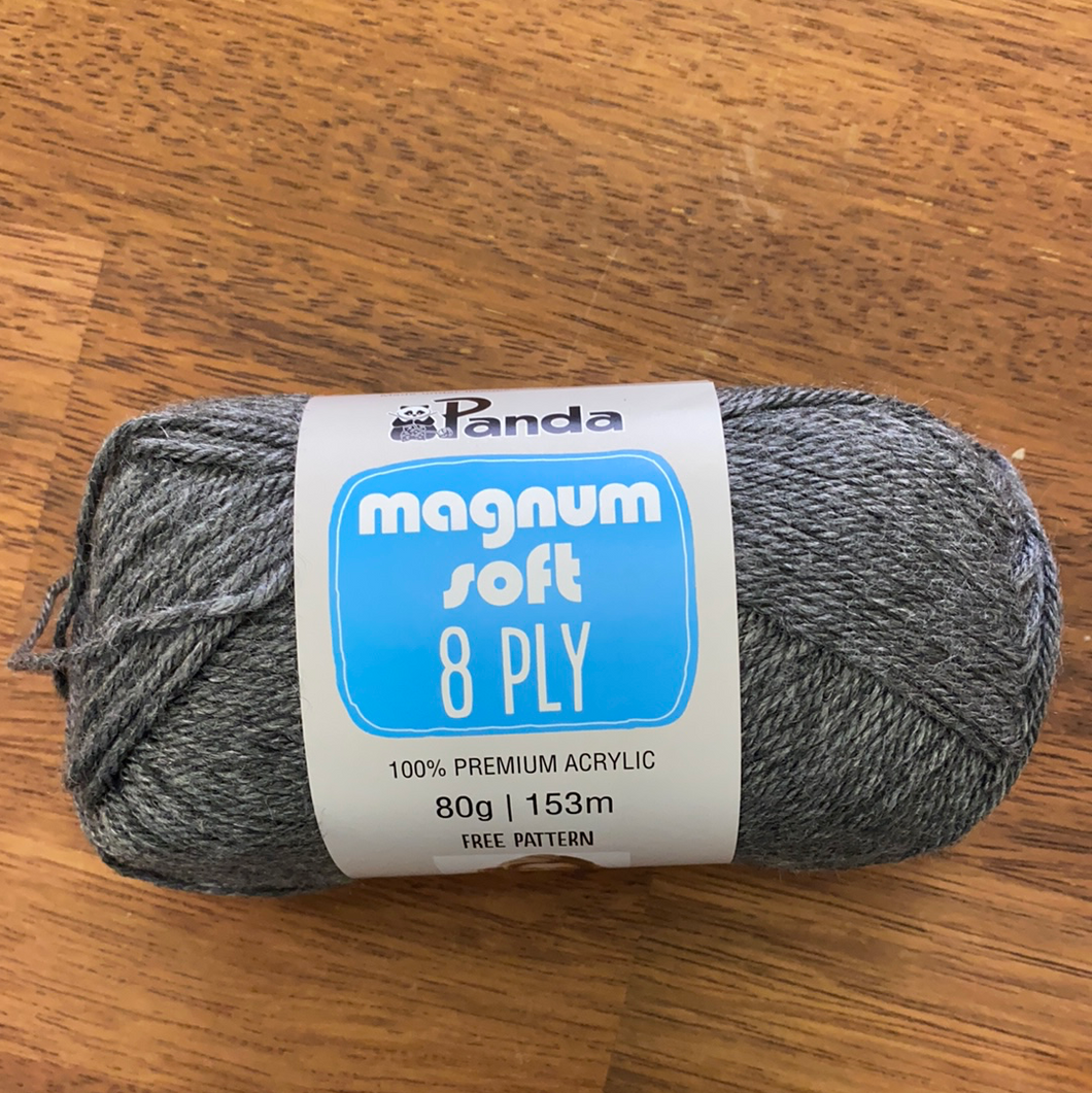 Panda Magnum Soft 8ply - Mid Grey 1002 (discontinued)