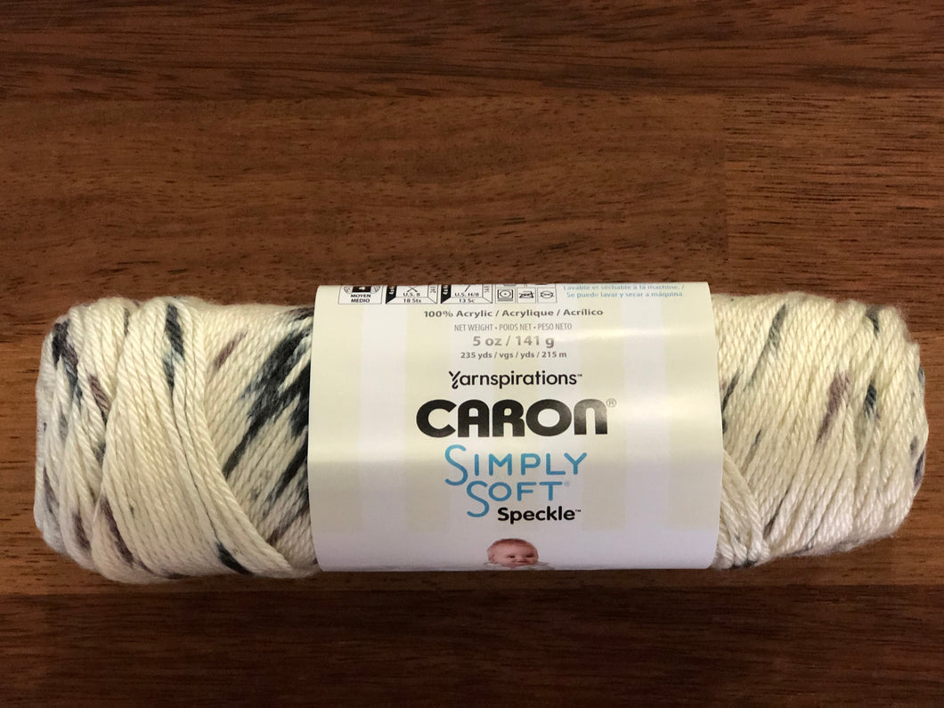 Caron Simply Soft - Ombre & Speckles - Seashell