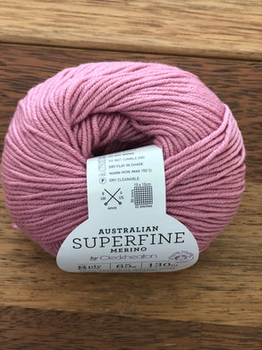 Cleckheaton Superfine Merino 8ply - Vintage Pink 0066