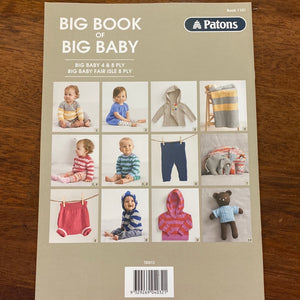 Patons Big Book of Big Baby Pattern Book