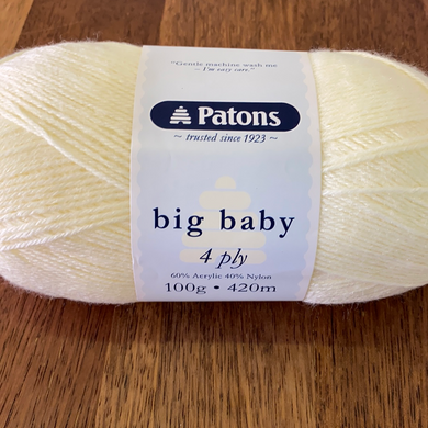 Patons Big Baby 4ply - Lemon  9927