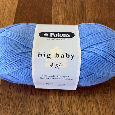Patons Big Baby 4ply - Sky 2554 (discontinued)