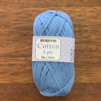 Heirloom 100% Cotton 4ply - Bluebell 6636