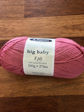 Patons Big Baby 8ply - Dusty Pink 2660