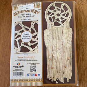 Zenbroidery Macrame Kit - Natural Dreamcatcher