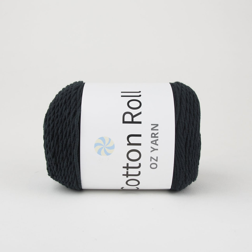 Oz Yarn Cotton Roll - Black - 16